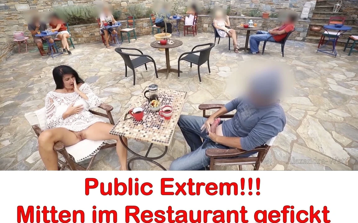 Even in the Restaurant, Fucking in Front of the Guests!